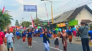 SUASANA GARIS START KARNAVAL GARUM BLITAR