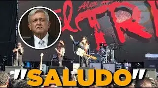El &ldquo;saludo&rdquo; de Alex Lora a AMLO