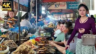 🇰🇭 Amazing Inside Cambodia! Street Food Walking Tour 2026 at a Countryside Market