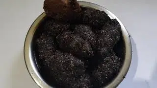 கருப்பட்டி கருப்பு எள்ளு உருண்டை black sesame snacks