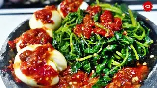PALING SULIT DITOLAK! MENU NDESO SATU INI EMANG ENAK BANGET... RESEP TERMUDAH BRAMBANG ASEM DAUN UBI