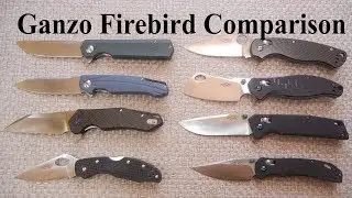 Ganzo Firebird Knife Comparison : 8 Different Models : Pocket Knives