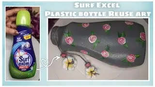 Surf excel bottle craft [DIY Reuse idea] #reuseplastic #recycle #clay