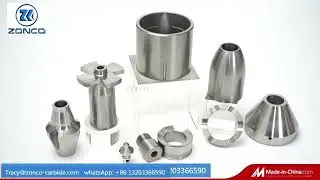 OEM Customized Manufactured Tungsten Carbide Component For MWD Tools Video #carbidewearparts