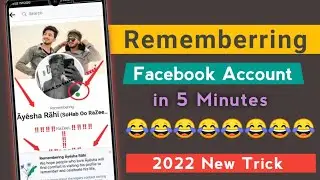 How To memorialize Any Facebook Account 2022 Remembering Facebook account new Trick