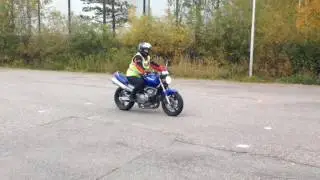 Moottoripyöräkortin käsittelykoe