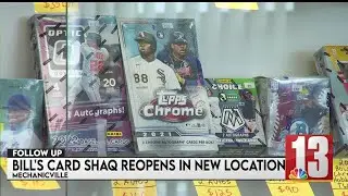 Sports card shop destroyed in deadly fire reopens