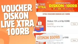 VOUCHER DISKON SHOPEE LIVE XTRA DISKON 100RB EDISI SHOPEE 9.9