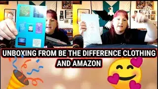 UNBOXING FROM BE THE DIFFERENCE CLOTHING AND AMAZON #BETHEDIFFERENCECLOTHING #UNBOXINGVIDEO