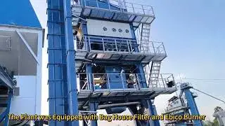 SAP80 Asphalt Plant Running Site