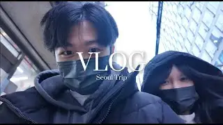 🇰🇷Korea Travel Vlog 1 | 在首尔一起看的第一场雪！