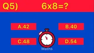 Maths Quiz for Kids | Multiplication Table Quiz for Kids | Quiz