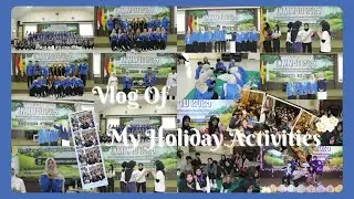 Vlog Of My Holiday Activities 👩🏻‍💻👀😯⭐️📚LKMMTD & Bakar Bakar Bareng Kelas 12 🍳🥓🥢