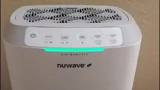 Nuwave OxyPure ZERO E500 Smart Air Purifier Review, Can get kinda loud but does a good job!