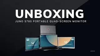 Unboxing Juno S780 Portable Quad-Screen Monitor l WarehouseDad