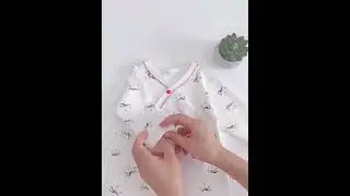 lovely white animal print long sleeve baby romper jumpsuit