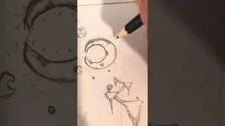 Drawing a fantasy world #shorts #drawing #cute #subscribe