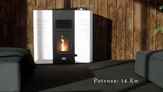 3d Product Animation - Stufe a pellet Italia - Marmolada - Poele a Pellet - Pellet Stove - Estufa