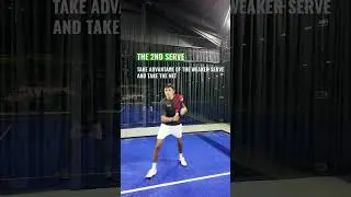 Two smart ways to return the serve in padel 🎾