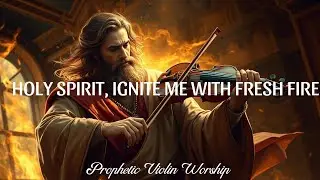 Prophetic Violin Worship | HOLY SPIRIT, IGNITE ME WITH FRESH FIRE | Background Prayer Music