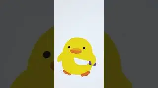 Simple duck drawing