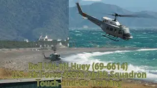 Bell UH-1N Huey (69-6614) U.S. Air Force 459th Airlift Squadron, Touch-and-Go Training