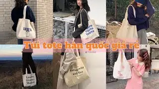 [Shopee haul] Tổng hợp t&uacute;i Tote h&agrave;n quốc - T&uacute;i tote shopee gi&aacute; rẻ
