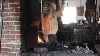 July 13, 2019- Visiting the Blacksmith at Colonial Williamsburg!