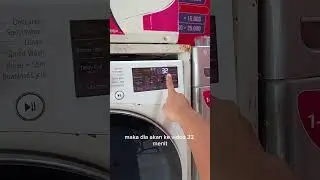 Stelan 32 menit mesin cuci LG 15kg #washingmachine #tutorial #laundry