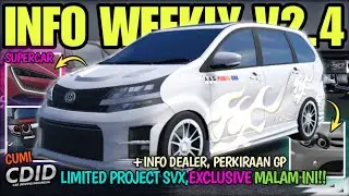 LIMITED BARU SVX TUNED CUMI, EXCLUSIVE, MINIGAME INFO UPDATE WEEKLY #3 HARI INI | CDID Roblox Part 7