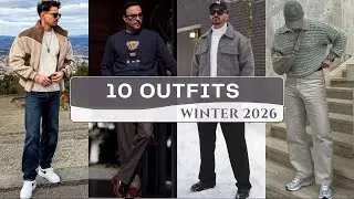 10 самых модных образов для мужчин | Мода зимы 2026