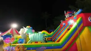 Pasar Malam berkah ria Lapangan kecamatan Bulukerto 2025