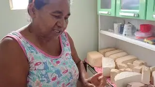 MARIA SORRIDENTE MOSTROU SUA SUPER PRODUÇÃO DE SABÃO CASEIRO| VEJA