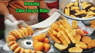 Perfect for Breakfast| Unbelievably Delicious & Cheap Hollow Fried Dough Recipe(Fried Breadsticks)!