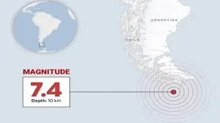 7.4 Mag Earthquake Strikes Off Coast Of Chile And Argentina, Tsunami Warning Issued - Eta Aquarids