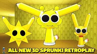 [ ✏️ PENZ ✏️ ] How to get ALL New 3 Badges & Morphs in 3D SPRUNKI RETROPLAY - Roblox