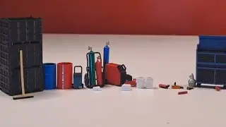 1/64 Scale Workshop Tools Replicas,, 3d Printed