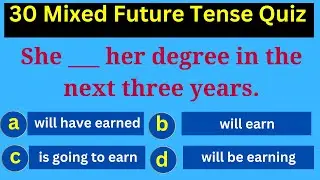 Future Tense Quiz | Can You Answer 30 Mixed Questions