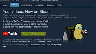 Link YouTube to Steam ERROR FIX (HTTPS ERROR 500) ADD VIDEO AT 12 AM PT