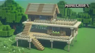 ✔ How to make a house in MADERA MINECRAFT | SUPER EASY | -TUTORIAL # 10