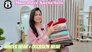 Stylish Winter Wear & Party Wear Kurta Sets l Dream Simple