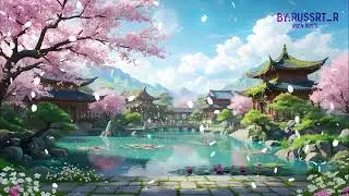Animated VTuber Background | Japanese Sakura Garden
