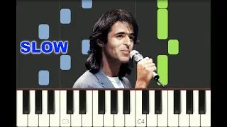 SLOW EASY piano tutorial 