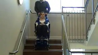 Stairmatic Moblie Stairclimber in Butlins Ocean Hotel Fire Escape