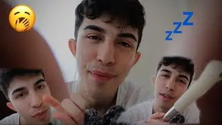 RELAXING ASMR😴 negative energy, kissing😗.. 3MINS SLEEP💤 reiki🧘🏻 touching, whispering..