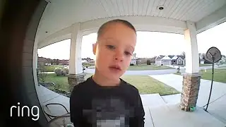 Funny Video Of Dad Helping His Son Change The TV Through Their Ring Video Doorbell | RingTV