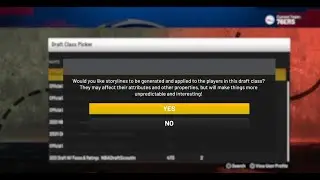 NBA 2K21 Has FIXED the MyLeague Draft Class Picker