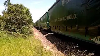 Trem L76 passando na pn de ZTL com buzina K3