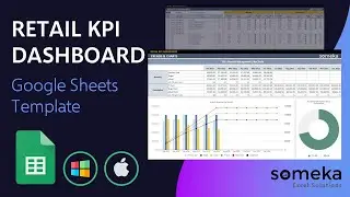 Retail KPI Dashboard Google Sheets Template | Track Key Performance Indicators