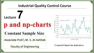 7: p and np Control Charts for attributes  خرائط ضبط الجودة لنسب وأعداد المعيب في العمليات